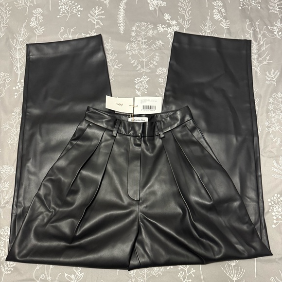 The Frankie Shop HELSINKI FAUX LEATHER PANTS - Picture 5 of 5